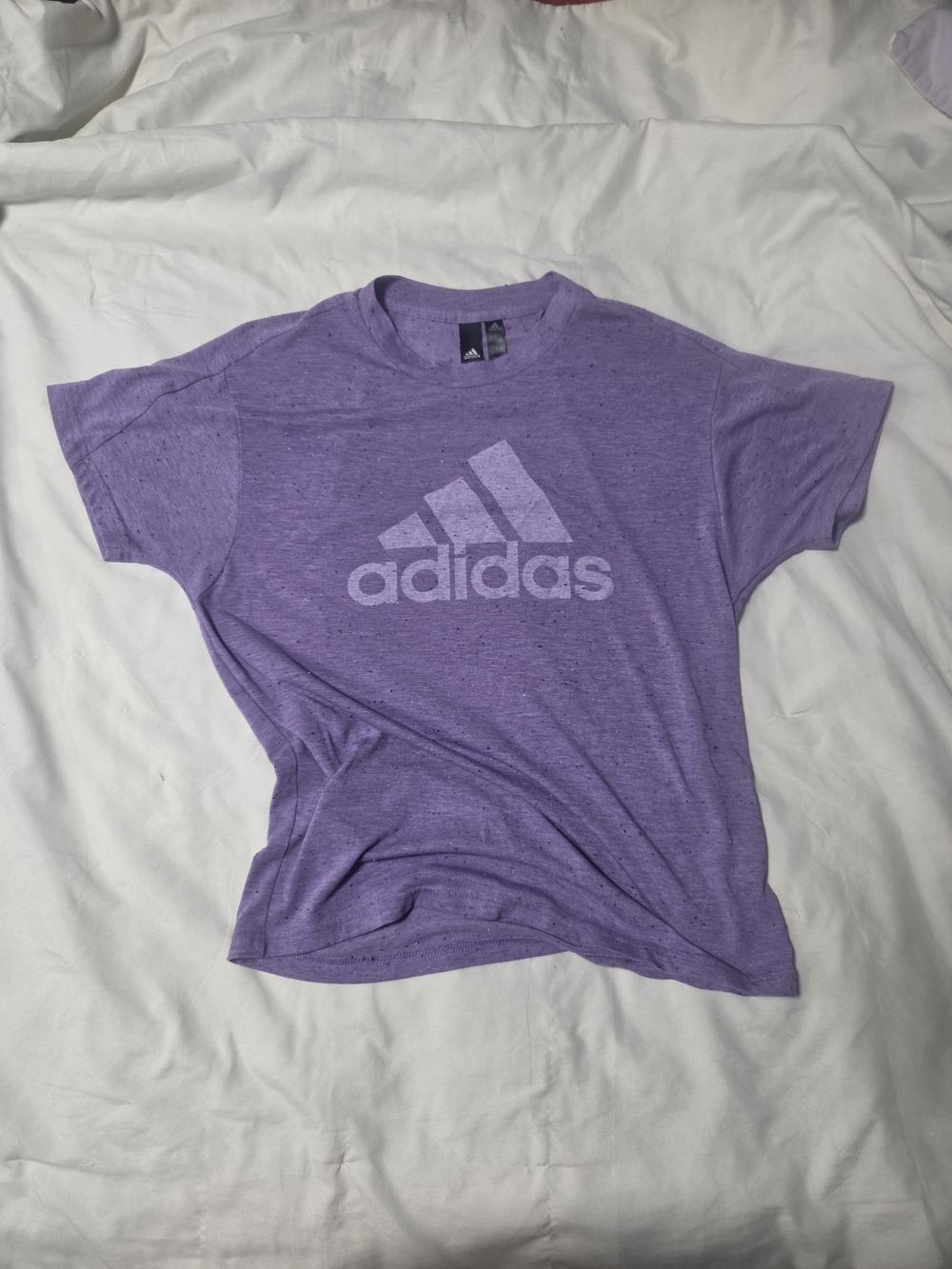 adidas  Purple Logo Tee